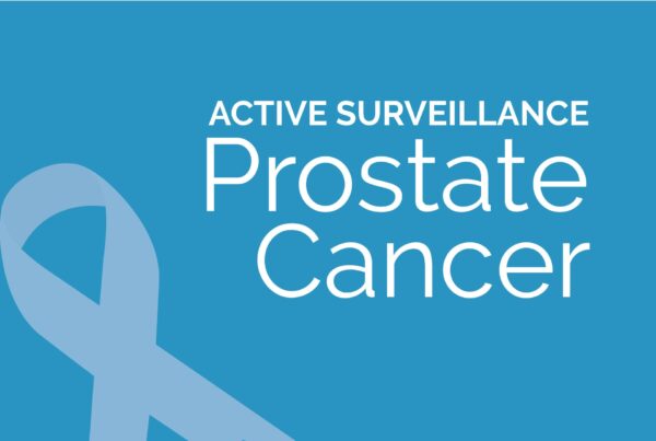 Active surveillance prostate cancer graphic