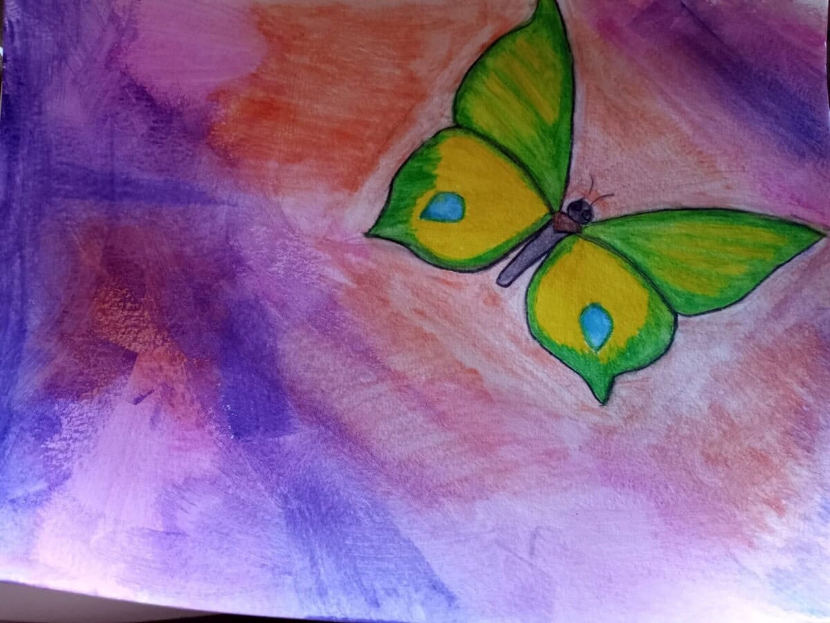 butterfly scaled